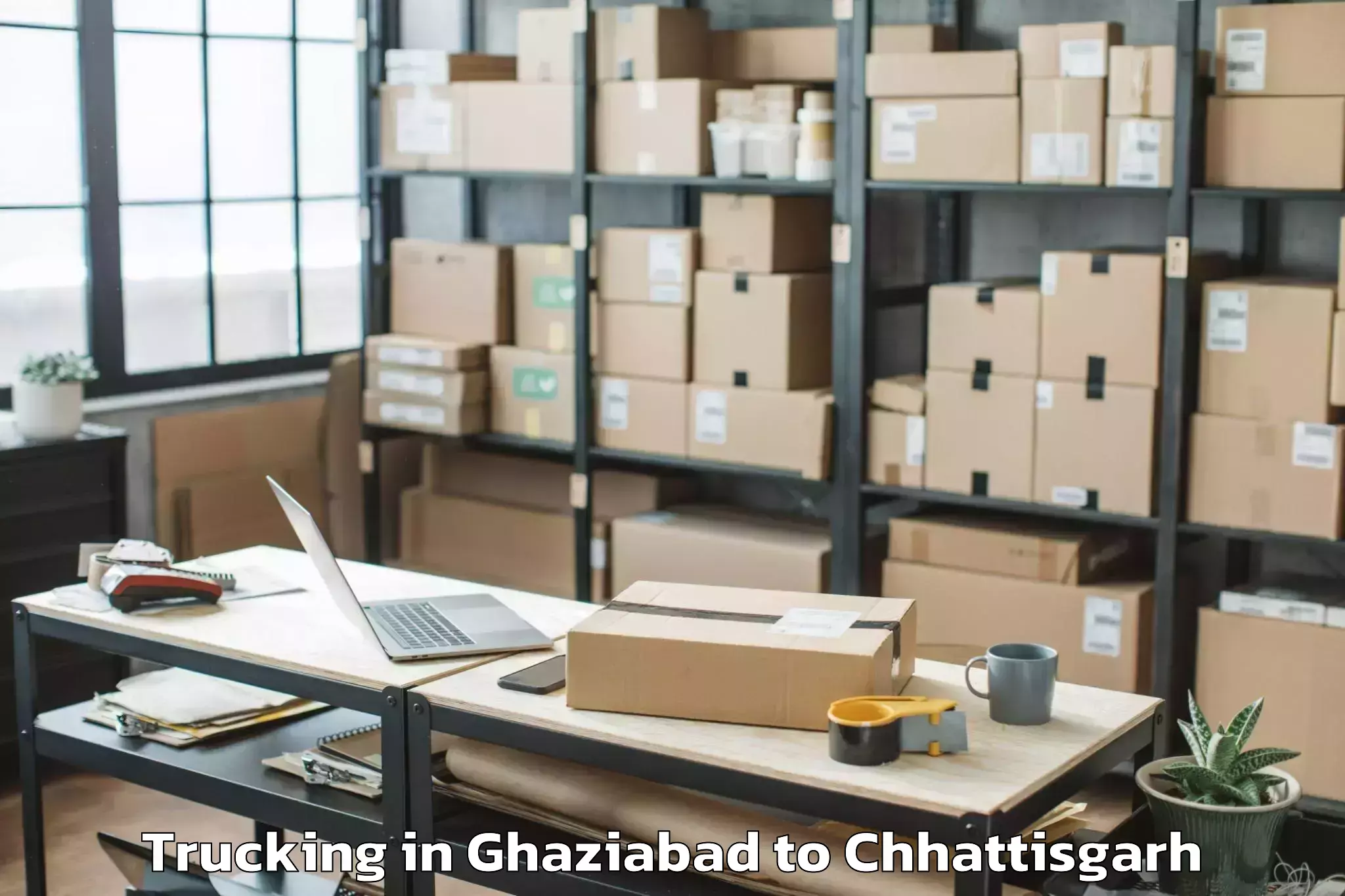 Book Ghaziabad to Dhamdha Trucking